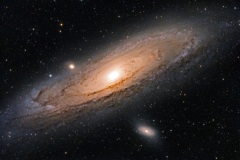 Andromeda Galaxy (M31) in Ha, One Shot Color (OSC)