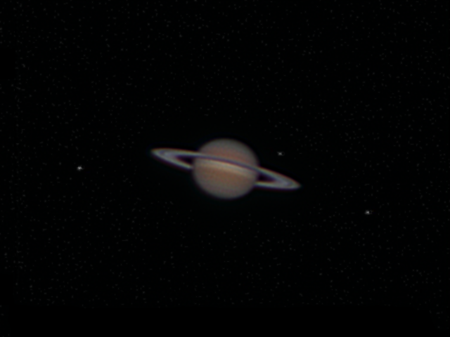 RGB image of Saturn with Touptek 676M camera + AFM Mini Filterwheel and Celestron Edge HD 8"