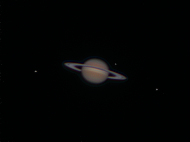 RGB image of Saturn with Touptek 676M camera + AFM Mini Filterwheel and Celestron Edge HD 8" (4)