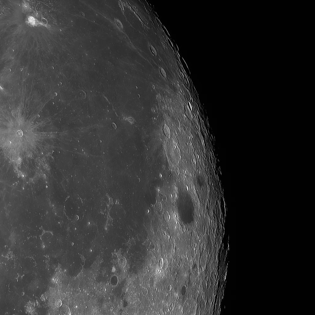 Lunar close-up with Touptek 676M and  Celestron Edge HD 8" (2)